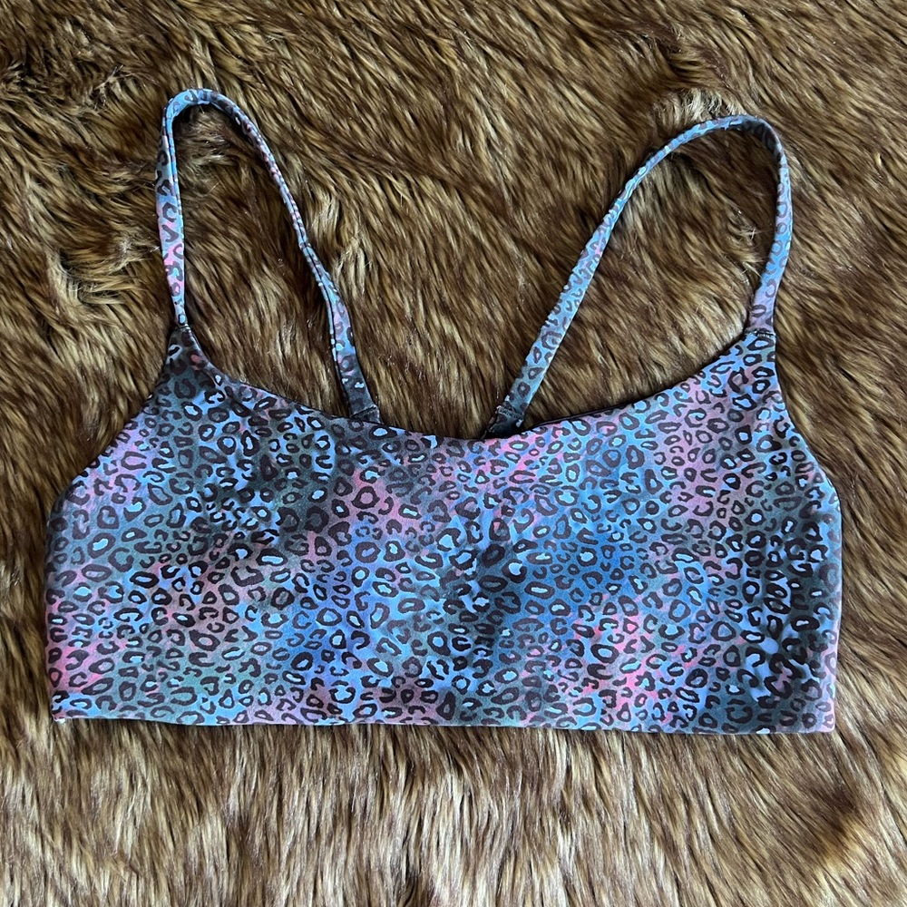 Lululemon Leopard Print Bra - Size 8